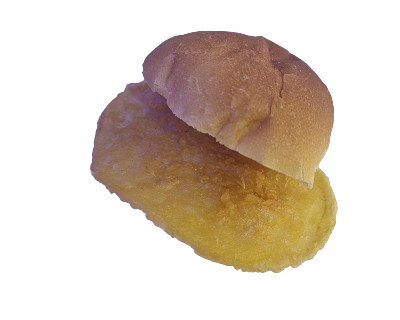 Roll With 2 Fritters 