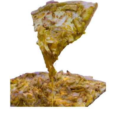 Chips Cheese & Curry Sauce Pizza 